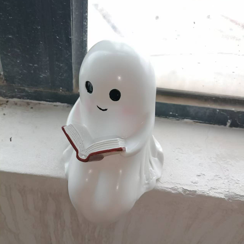 New Cute Ghost Reading Book La - Home Cinema Lighting ulasan dan harga
