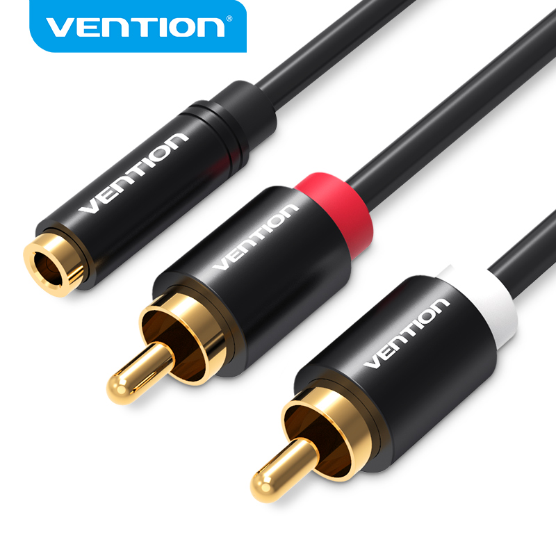 Vention Jack 3.5mm Female to 2 - Home Cinema Choice ulasan dan harga