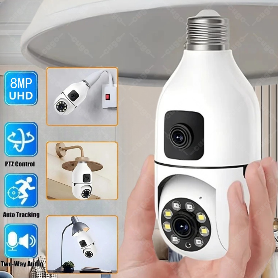 E27 Bulb Surveillance Security - Home Cinema Screen ulasan dan harga