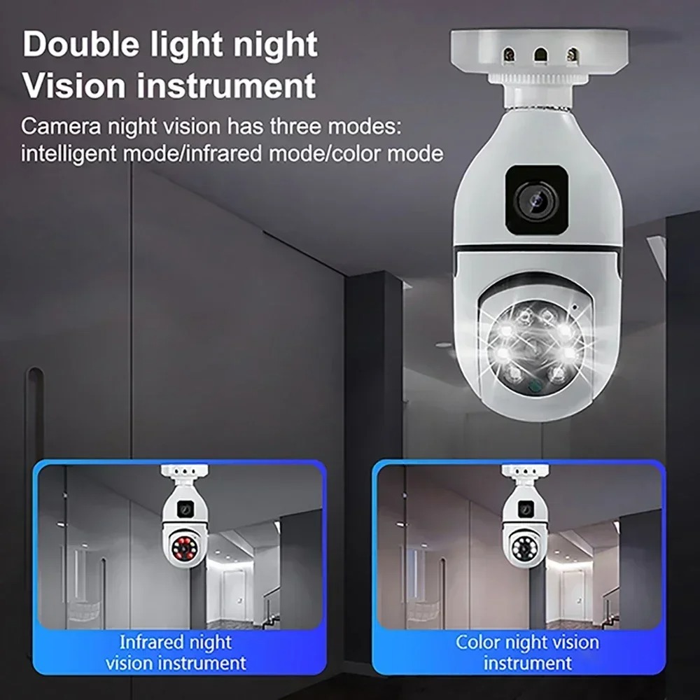 E27 Bulb Surveillance Security - Home Cinema Screen ulasan dan harga
