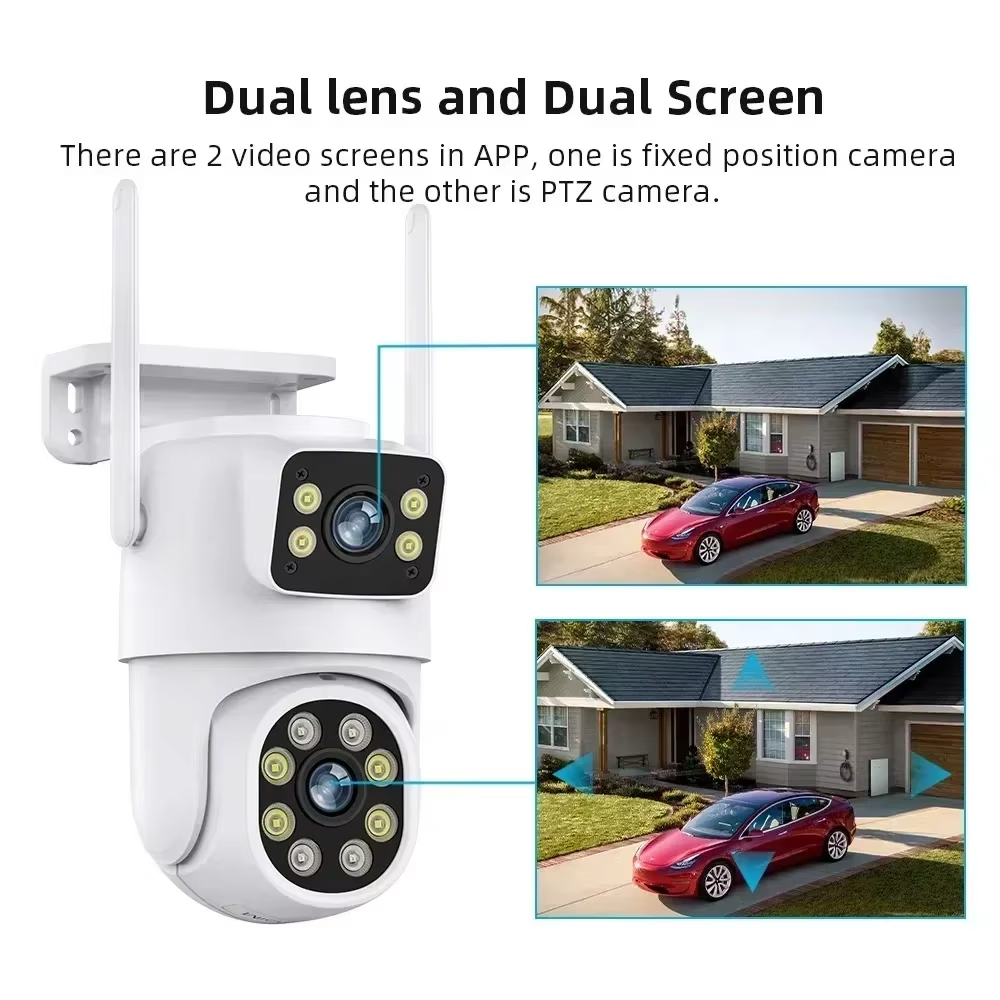 Tuya 4K 8MP Wifi Camera PTZ Ou - Home Cinema Screen ulasan dan harga
