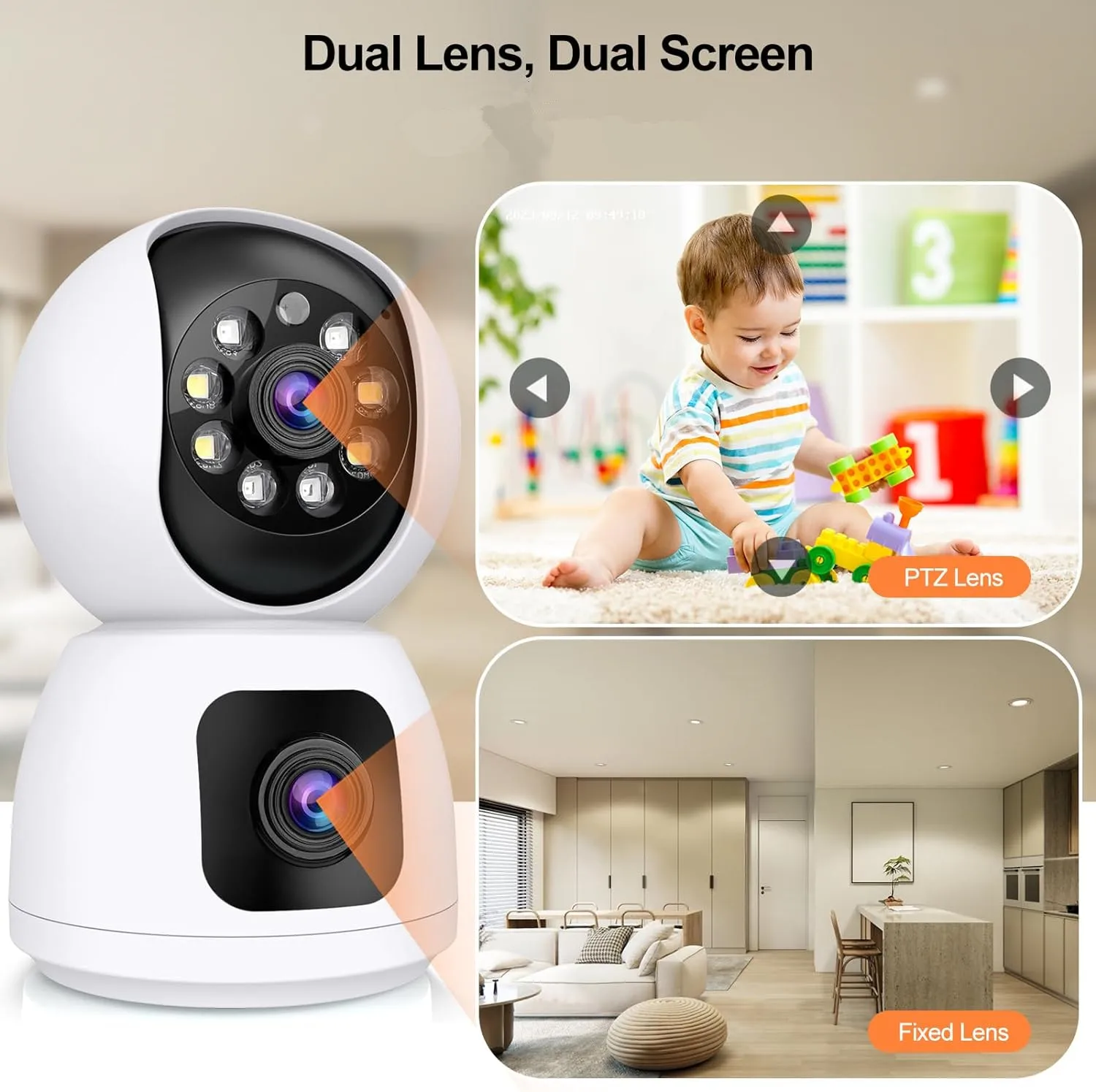 Tuya  4K 8MP HD WiFi Camera In - Home Cinema Screen ulasan dan harga