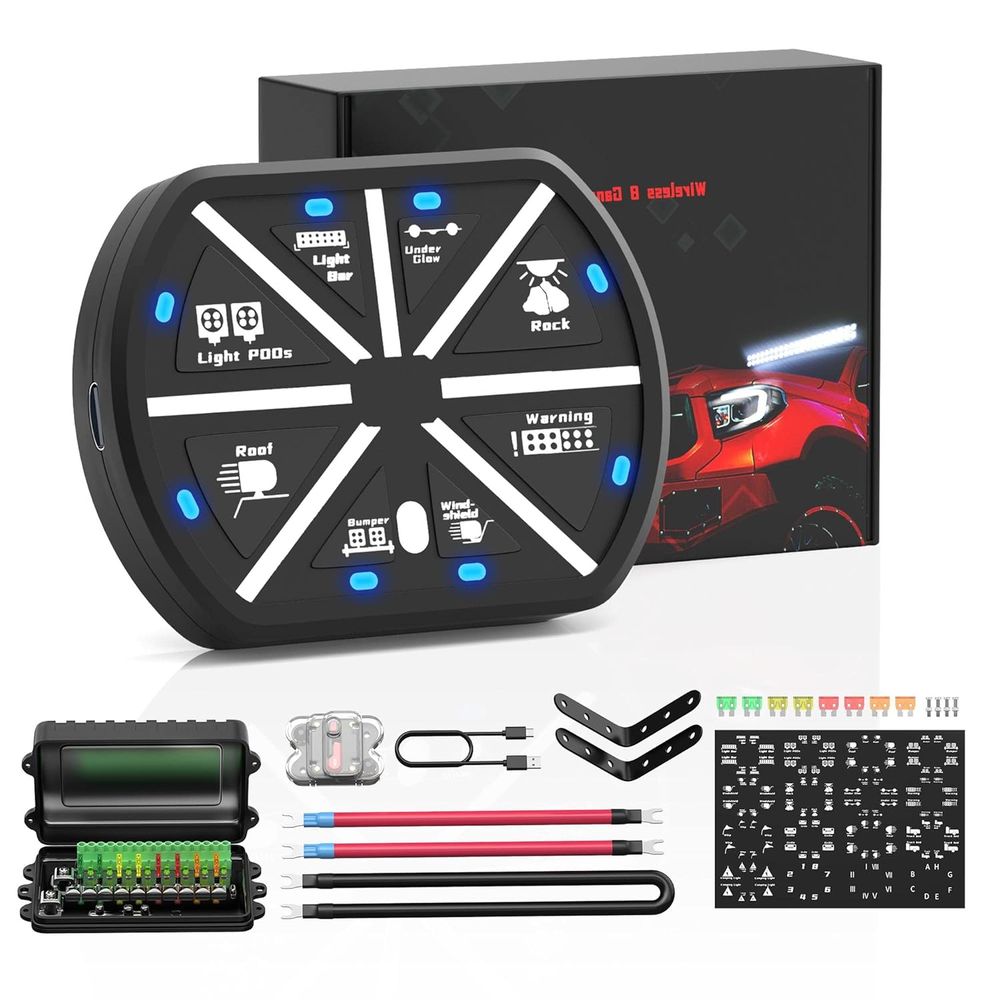 8 Gang Switch Panel Universal  - Universal Remote Control ulasan dan harga