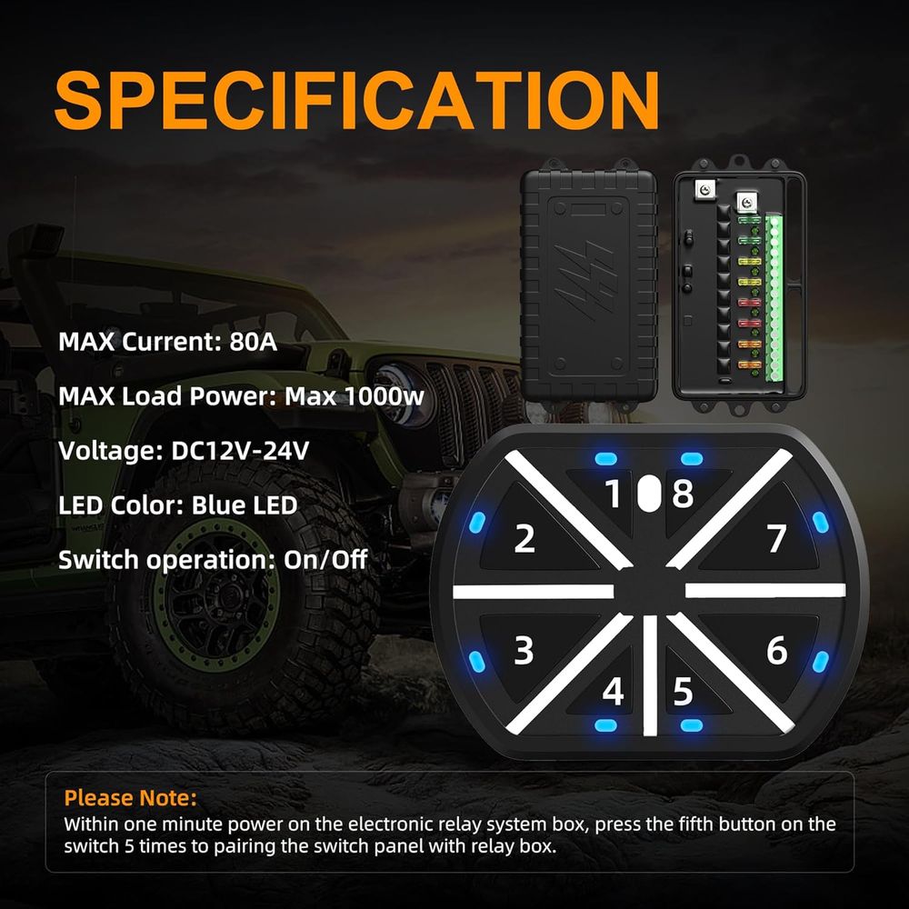8 Gang Switch Panel Universal  - Universal Remote Control ulasan dan harga