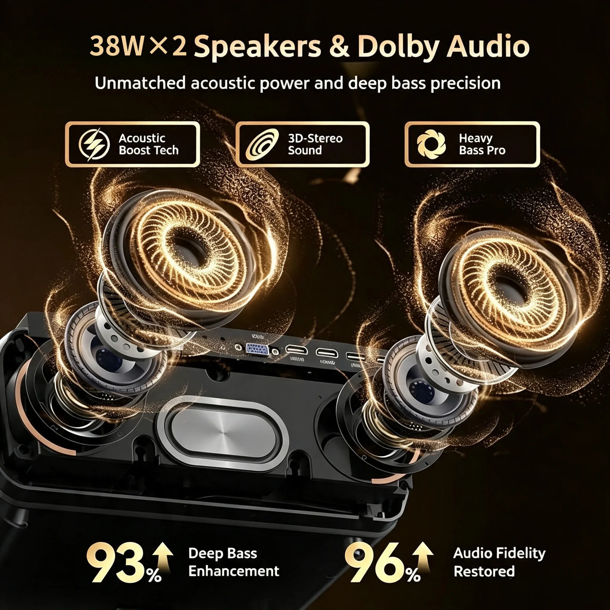 New E9 4KUHD Projector Smart 4 - Home Cinema Karaoke Projector ulasan dan harga