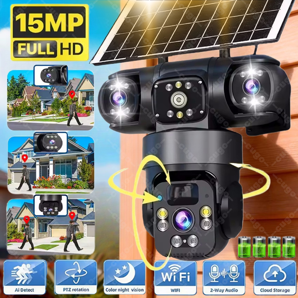 V380 3 Screen 3 Lens WIFI Came - Home Cinema Screen ulasan dan harga