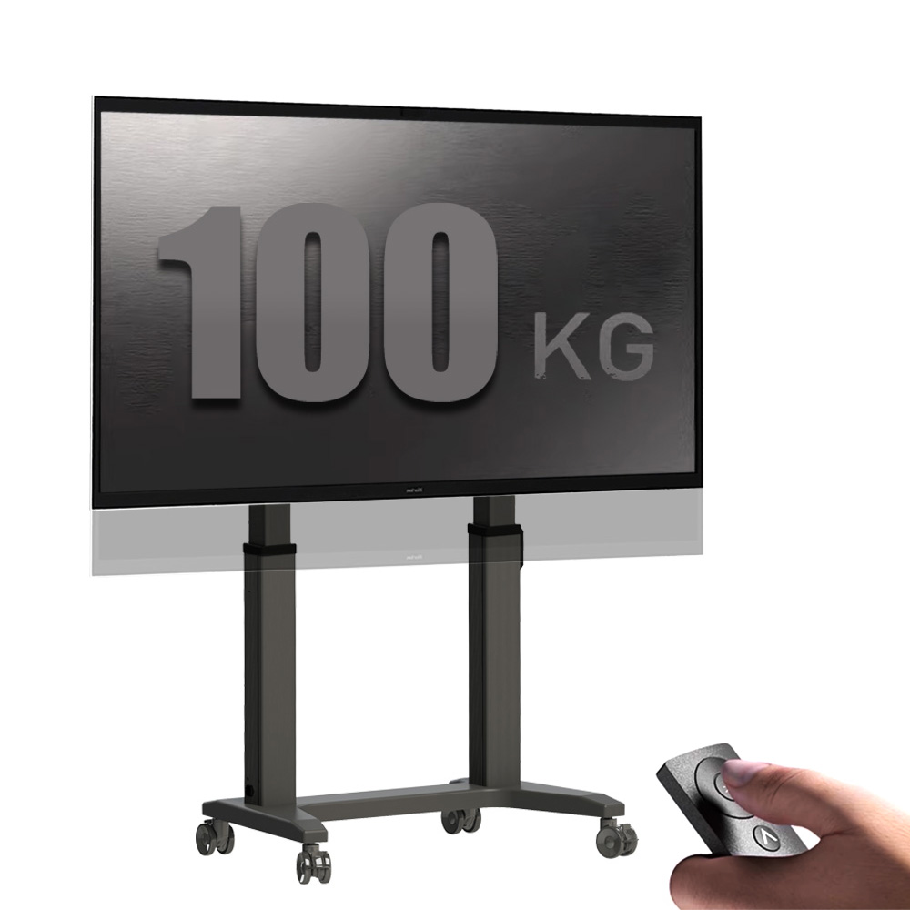 Motorized TV Floor Stand with  - Universal Remote Control ulasan dan harga