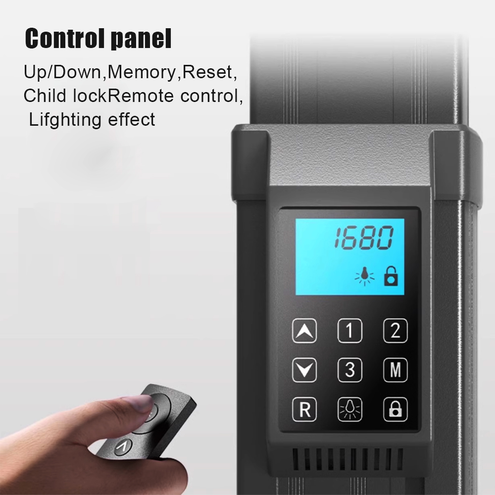 Motorized TV Floor Stand with  - Universal Remote Control ulasan dan harga