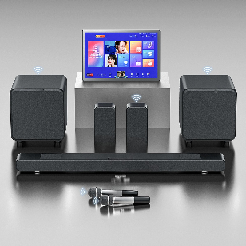 LCD TV, external stereo, proje - Home Cinema Karaoke Projector ulasan dan harga