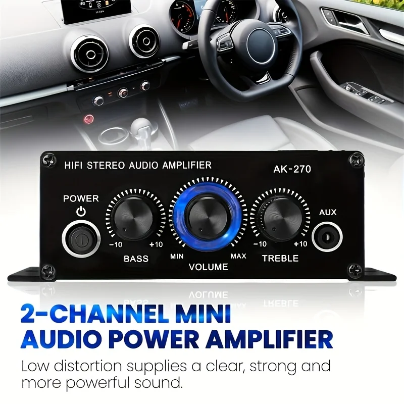 AK-270 400W Mini Power Amplifi - Home Cinema Choice ulasan dan harga