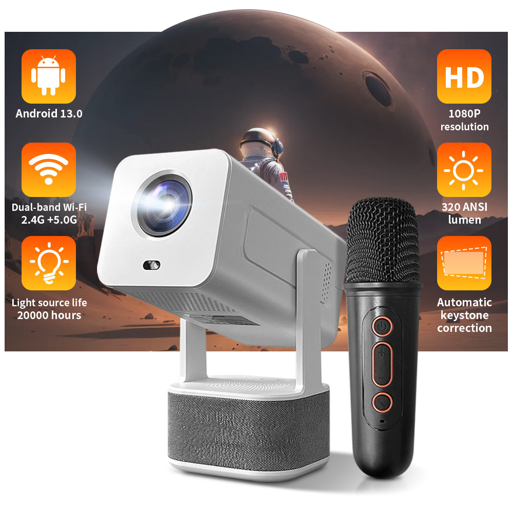 Outdoor Karaoke projector, dou - Home Cinema Karaoke Projector ulasan dan harga