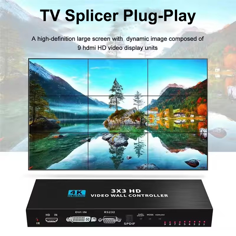 4K HDMI Video Wall Controller  - Home Cinema Screen ulasan dan harga