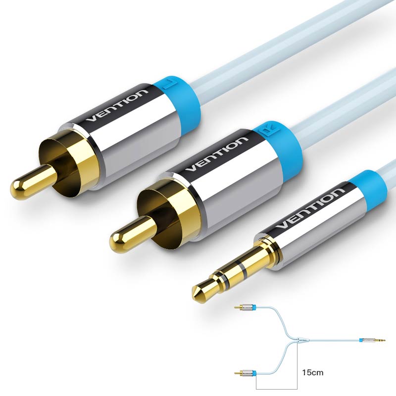 Vention RCA Cable 3.5 to 2rca  - Home Cinema Choice ulasan dan harga